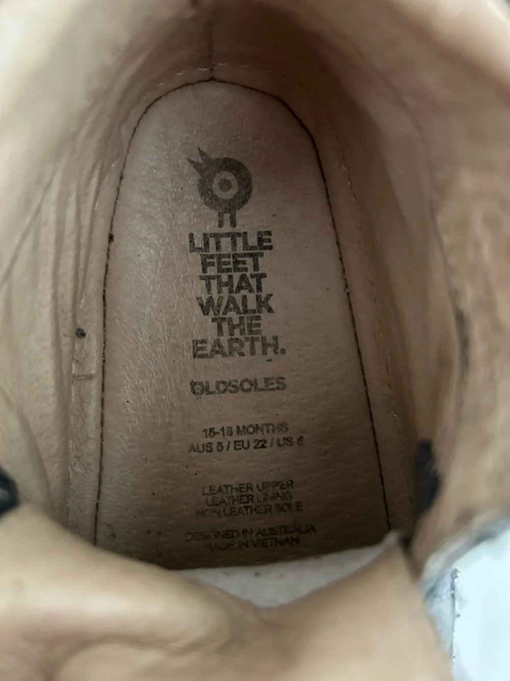 Old Soles Australia Baby Space Boots Size 6